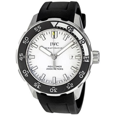 iwc aquatimer 2000 white dial review|iwc gst.